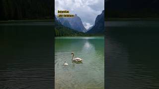 Dolomitas lake dobbiaco travel turismoitalia italy mountains italia [upl. by Nivk]