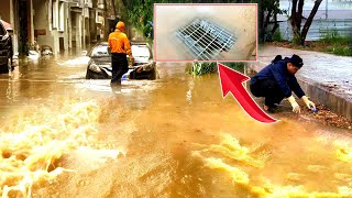 Emergency Flash Flood Drainage Unclogging What You Need to Know [upl. by Ezekiel]