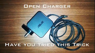 How To Open A Charger  Laptop adapter disassemble trick  Asus laptop adapter box disassemble [upl. by Chappell]