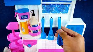 6 minutes Satisfying With Unboxing frozen Elsa Kitchen playset，disney Toys Series ASMR  Sebo toys [upl. by Linker]