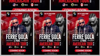 Ferre Gola live performance tourner américaine brésilienne canadienne 2023 jusquà 2024 [upl. by Ginevra629]