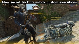 Secret trick to unlock custom executions and new tips in codm [upl. by Laerdna746]