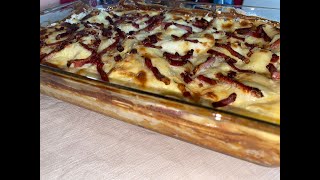 LASAGNA ALLA CONTADINA  Prepariamo un piatto unico con pochi ingredienti [upl. by Geoff903]