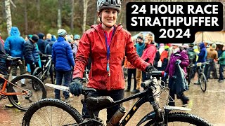 Scotlands hardest 24 hr MTB race in winter  Strathpuffer 2024 [upl. by Wager]