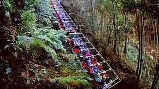 Worlds Steepest Railway  Scenic World Katoomba [upl. by Tnarb]