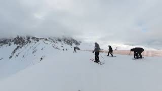 Axamer Lizum 2024 Ski fahren mit der Insta360 Damenabfahrt [upl. by Ivette]