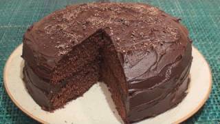 Chocolate Fudge Cake Recipe [upl. by Mehelhteb]