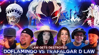 Doflamingo Vs Law  Reaction Mashup [upl. by Noreik]