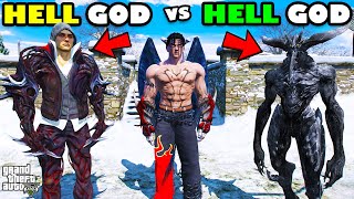 HELL LORD Bring New HELL GOD To Take Revenge From Franklin In GTA 5  SHINCHAN and CHOP [upl. by Inger535]