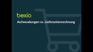 Aufwandsrechnungen vs Lieferantenrechnungen  bexio Tutorial [upl. by Yro]