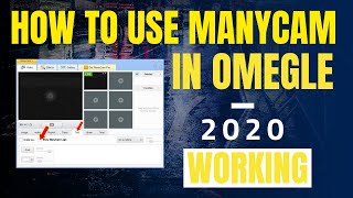 How To Set Up Manycam In Omegle 2019 Working [upl. by Nohsed]