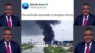 Dangote Refinery on Fire [upl. by Bil692]