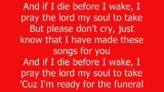 The Prayer KiD CuDi w Lyrics [upl. by Botzow888]