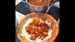 Thiou aux crevettes Shrimps recipe [upl. by Lathan]