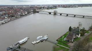 Hoog water Deventer december 2023 [upl. by Licastro940]