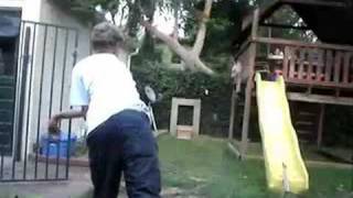 How To Throw A Wiffle Ball Knuckle Curve with Instructions [upl. by Ainattirb]