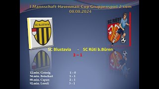 1Mannschaft Hasenmatt Cup Selzach SC Blustavia  SC Rüti bBüren [upl. by Htennek]