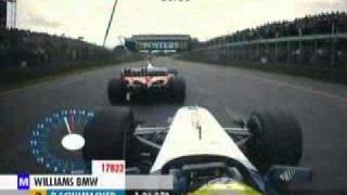 Australia 2002 Crash Start Onboard with Ralf Schumacher [upl. by Childers]