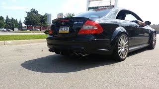 CLK63 AMG BLACK SERIES  AMAZING SOUND Launch Rev Start up [upl. by Yearwood680]