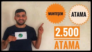 MUHTEŞEM ATAMA  2500 MEMUR ALIMI GÜMRÜK MUHAFAZA MEMURU amp MUAYENE MEMURU amp BÜRO PERSONELİ [upl. by Eterg695]