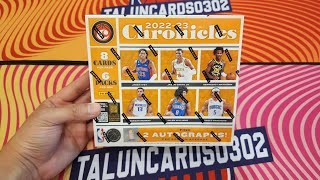 編年史系列台幣9600一盒，一盒6包，一包8張卡，保證2張簽名 202223 Panini Chronicles Basketball NBA Hobby Box break 2 Autos Hit [upl. by Wendel]