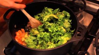 How to Make SouthernStyle Mustard Greens  Gourmet Vegetable Recipes [upl. by Tuttle]