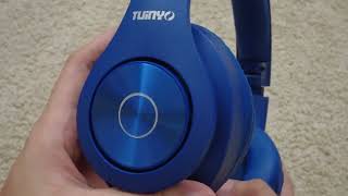 tuinyo overear headphones  rechargeable wireless headphones  review [upl. by Shermie715]