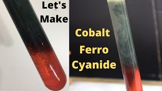 Making Cobalt Ferrocyanide a green cobalt compound [upl. by Suzan]