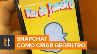 Como criar um filtro geográfico para o Snapchat [upl. by Corrina]