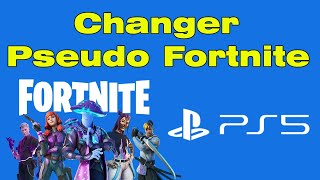 Comment changer de pseudo sur Fortnite PS5 [upl. by Enylrac]