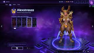 Heroes of the Storm Alexstrasza Human and Dragon Skin colour patterns [upl. by Elder201]