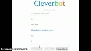 Cleverbot Conversations 1 Scary [upl. by Duahsar]