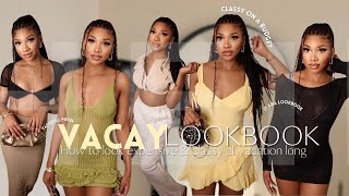 Tasteful Vacation Lookbook  SHEIN vacation outfit try on haul 2024 [upl. by Bez964]