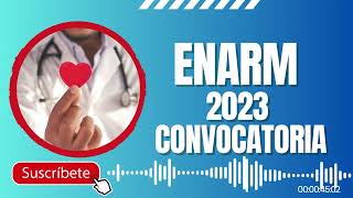 ENARM 2023 Convocatoria Registro en linea [upl. by Eimmis573]