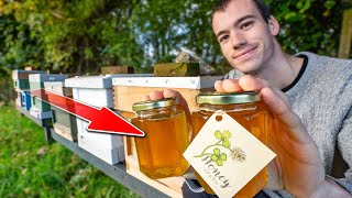 The 2024 honey harvest  Harvesting honey from my bees and making beeswax candles [upl. by Ynnav]