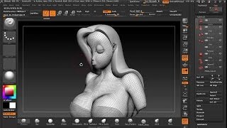 Tutorial Niveles de subdivisión en partes de modelo en Zbrush [upl. by Massey]