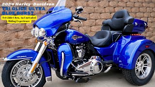 Tri Glide Ultra An Unrivaled Riding Experience  2024 HarleyDavidson Tri Glide Ultra Blue Burst [upl. by Knick]