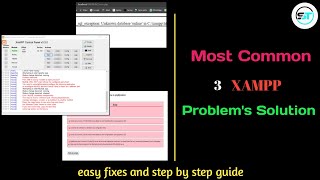 XAMPP Server 3 Common Problems Solved  Easy Fixes amp StepbyStep Guide 2024 xamppserver💡 [upl. by Demott698]