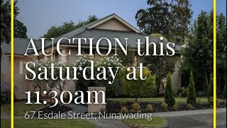 67 Estdale Street Nunawading Auction 322024 [upl. by Suelo]