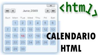 Implementacion Calendario En Html [upl. by Hainahpez]