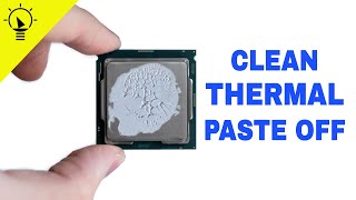 How to Clean Thermal Paste off CPU [upl. by Weissberg635]