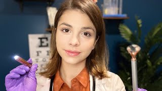 ASMR FASTEST ⚡️ Orbital Medical Eye Exam Peripheral Vision Tests Intense Light Triggers [upl. by Novaelc]