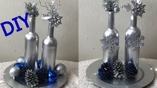 DECORACIÓN NAVIDEÑA CON BOTELLAS [upl. by Aihsiyt]