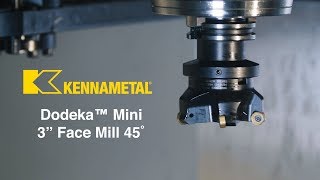 Face Milling Inconel 625  CNC Machining  Kennametal Dodeka [upl. by Kirch649]