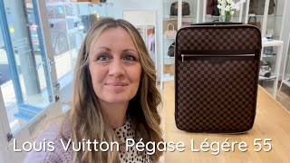 Louis Vuitton Pégase Légére 55 Review [upl. by Hanforrd858]