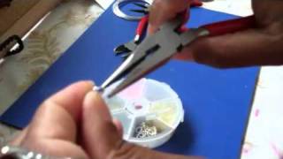 How to make hoop earrings [upl. by Oraneg]