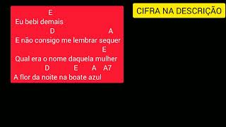 cifra BOATE AZUL bruno e marrone  Cifra para tocar no violao Cifra na descrição [upl. by Manville]