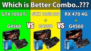 RX 470 vs GTX 1060 3G vs GTX 1050 Ti  Pentium G4560  DX11 and DX12 Comparison [upl. by Daub]