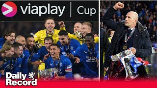 Rangers 1 Aberdeen 0  Gers lift Viaplay Cup as skipper James Tavernier grabs the winner [upl. by Enytnoel]