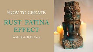 How to create rust patina effect with paint  SISTERHOOD FURNITURE [upl. by Saturday]